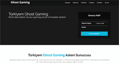 Desktop Screenshot of ghost-gaming.com
