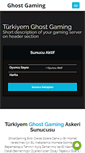 Mobile Screenshot of ghost-gaming.com